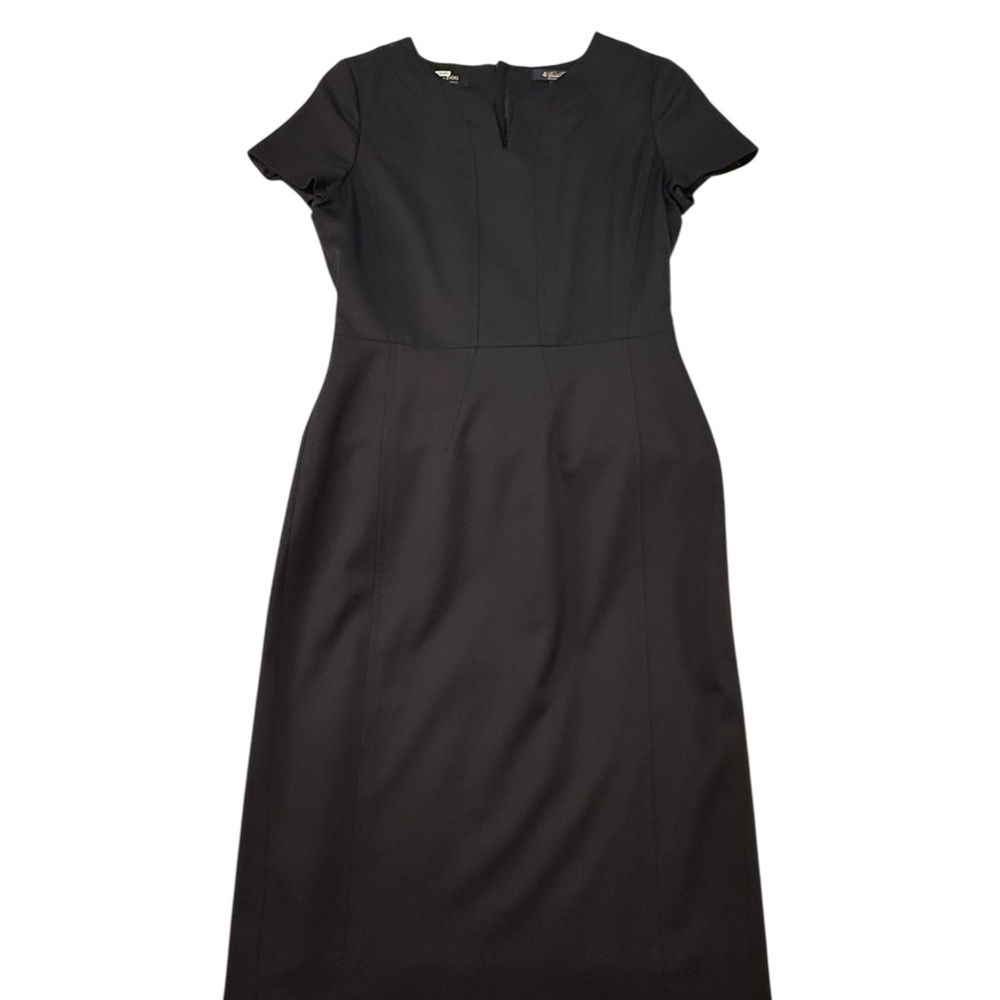 Brooks Brothers Wool Sheath Dress Size 2 Tollegno 1900 Italian Fabric